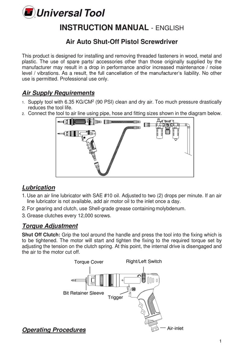 Universal Tool UT8942 instruction manual