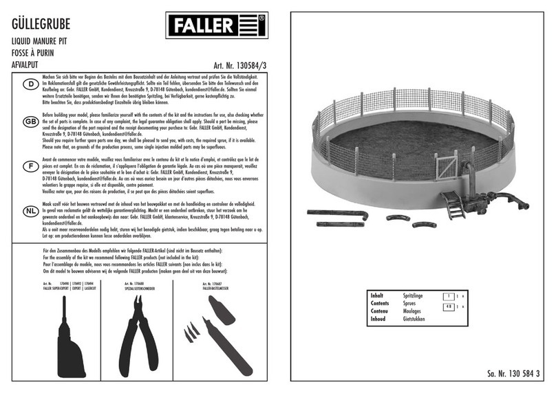 Faller LIQUID MANURE PIT User manual