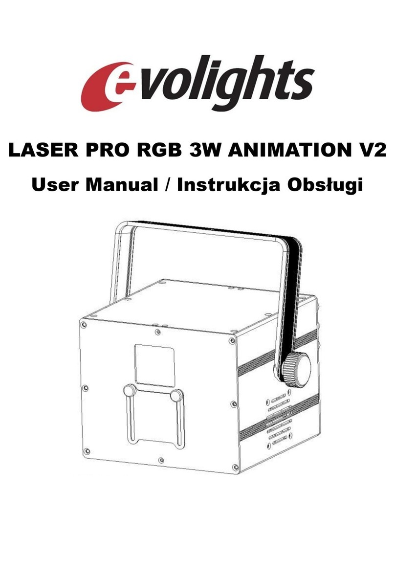 Evolights Laser PRO RGB 3W Animation user manual