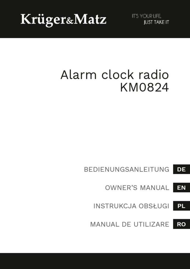 Krüger & Matz KM0824 owner's manual