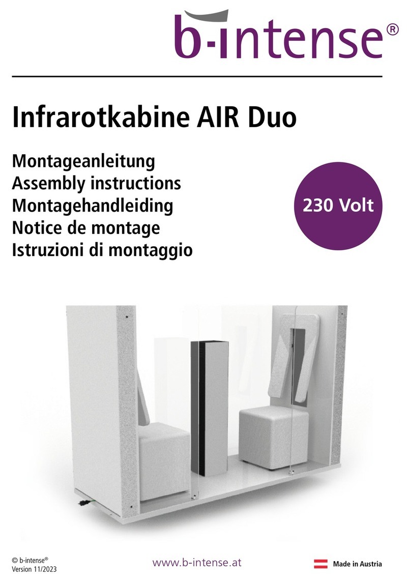 b-intense AIR Duo Assembly instructions