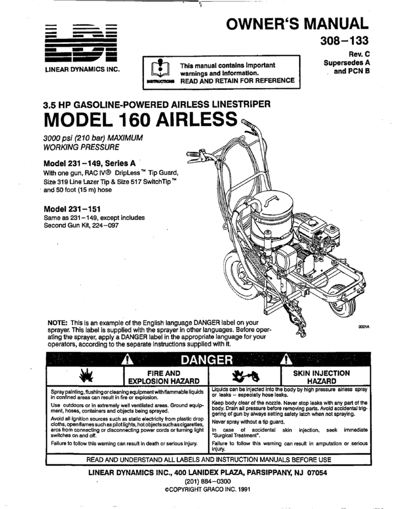 LSI 160 AIRLESS owner's manual