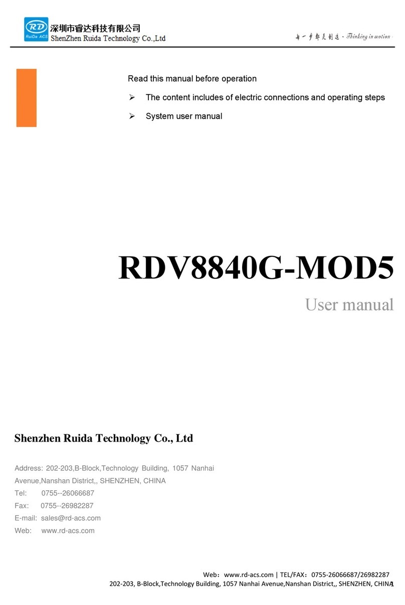 RuiDa RDV8840G-MOD5 user manual