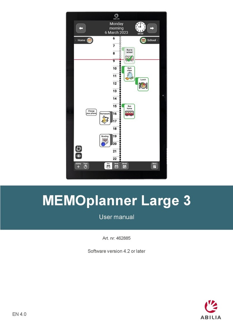 Abilia MEMOplanner Large 3 user manual