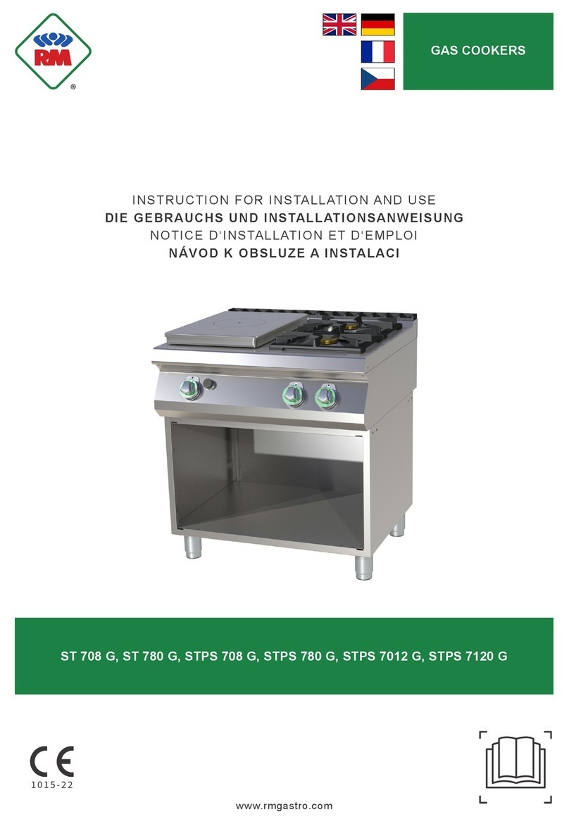 RM ST-708 G Instructions for installation and use RM ST-708 G Instructions for installation and use