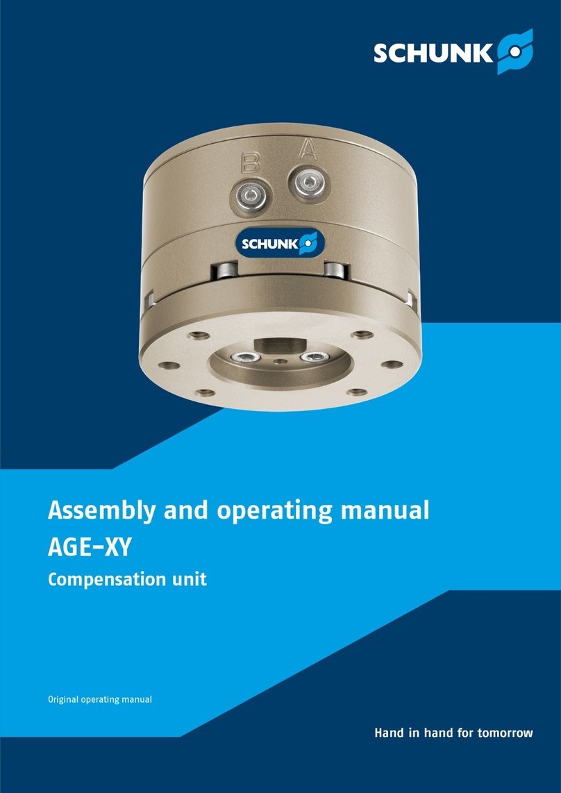 SCHUNK AGE-XY Assembly and operating manual SCHUNK AGE-XY Assembly and operating manual