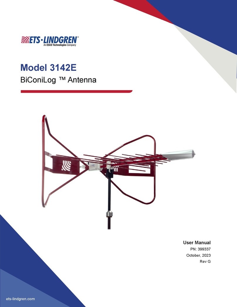 Esco ETS LINDGREN BiConiLog 3142E user manual