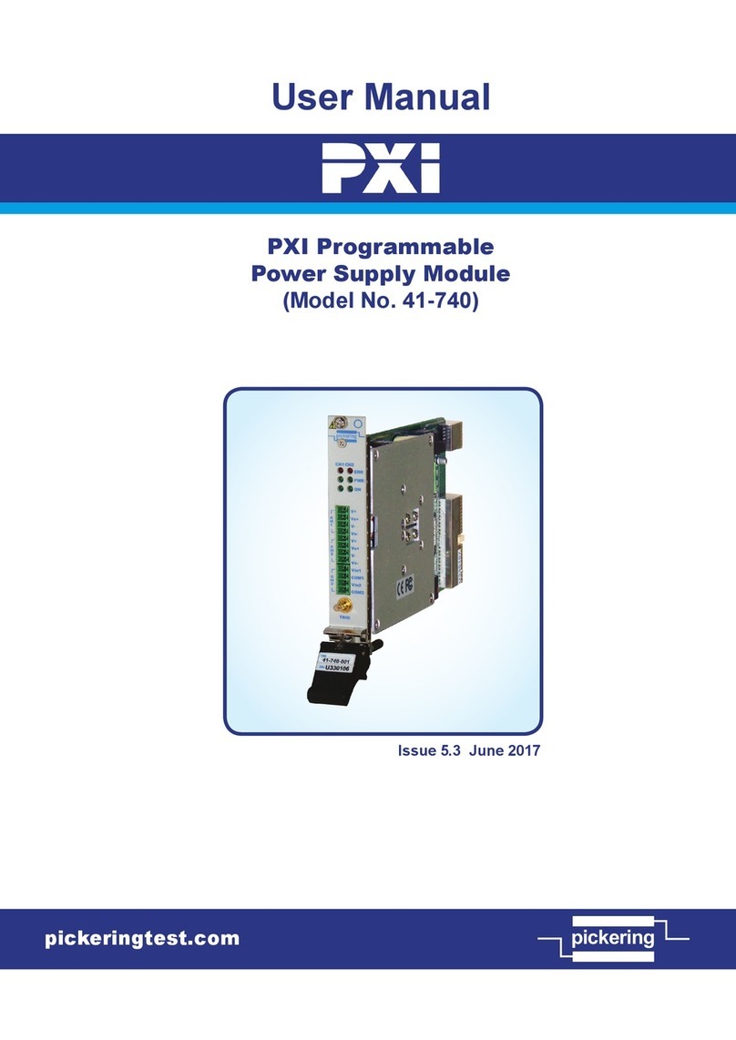 Pickering PXi 41-740 user manual