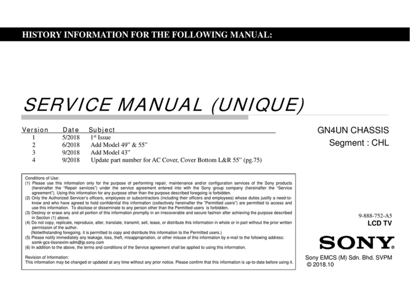 Sony KD-43X705F User manual