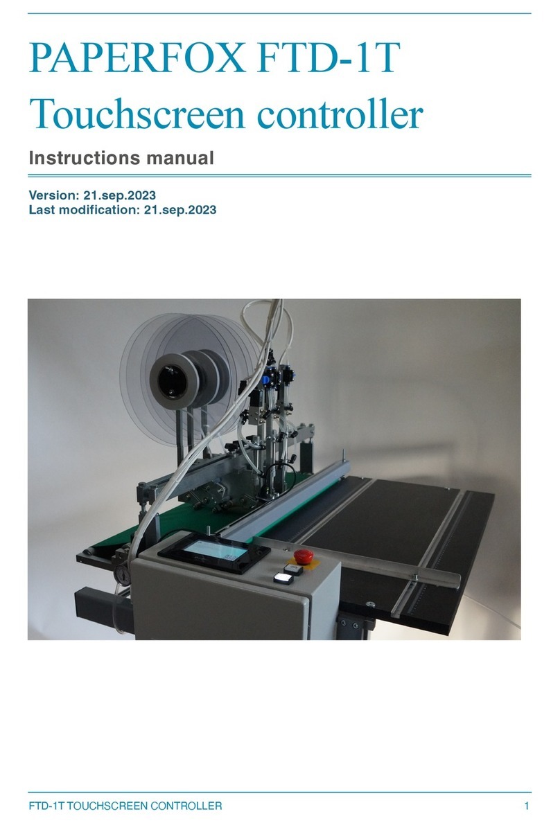 Paperfox FTD-1T instruction manual