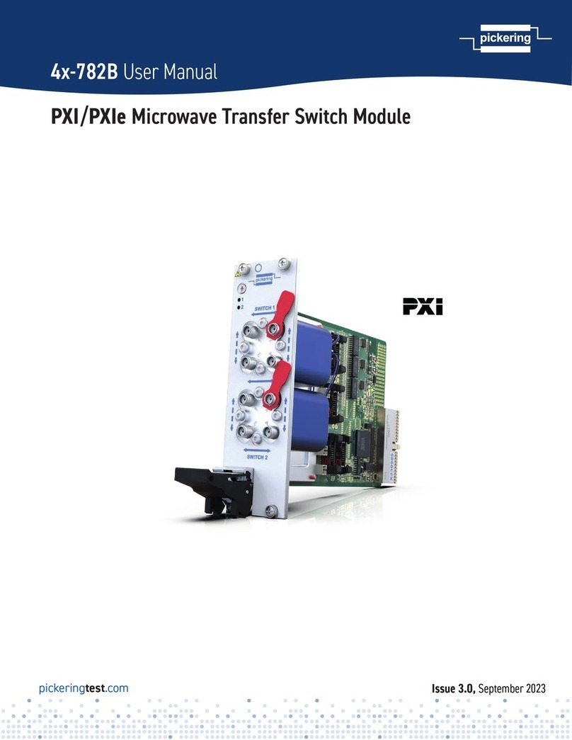 Pickering 4 782B Series user manual