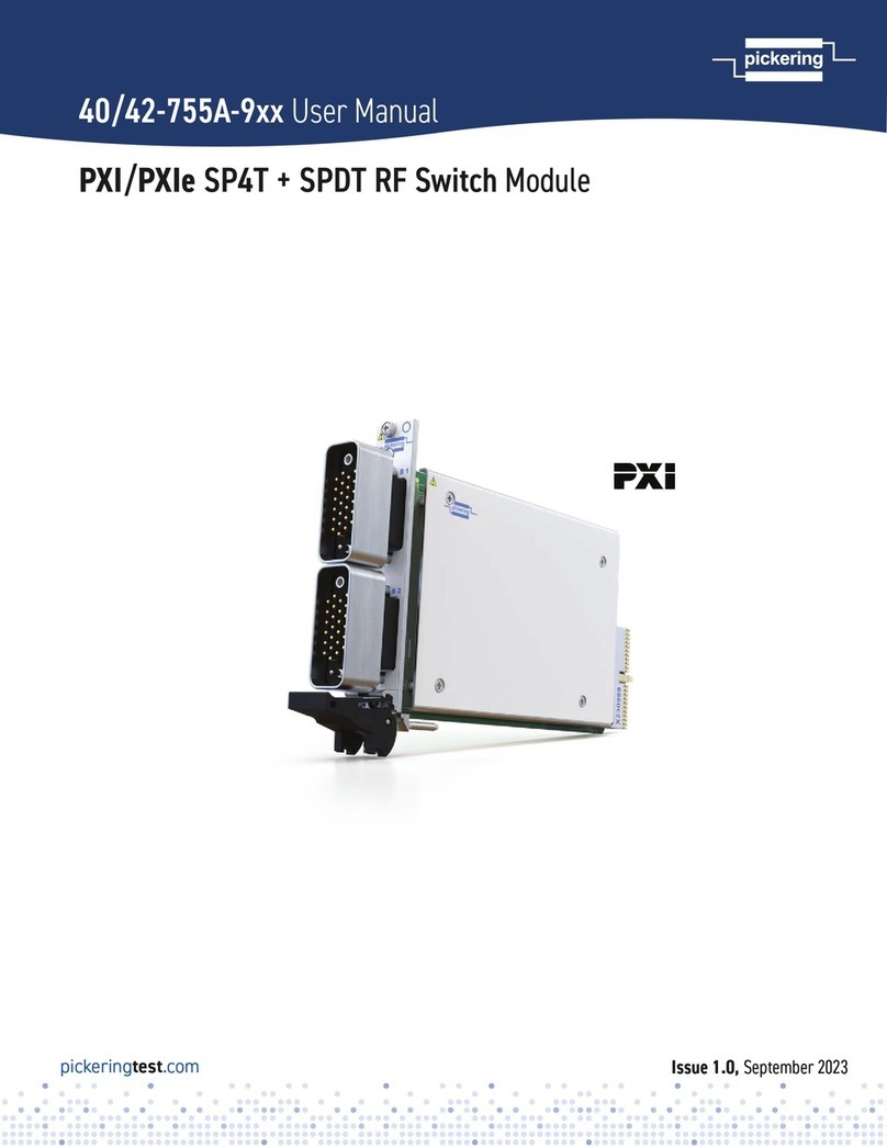 Pickering 40-755A-9 Series User manual