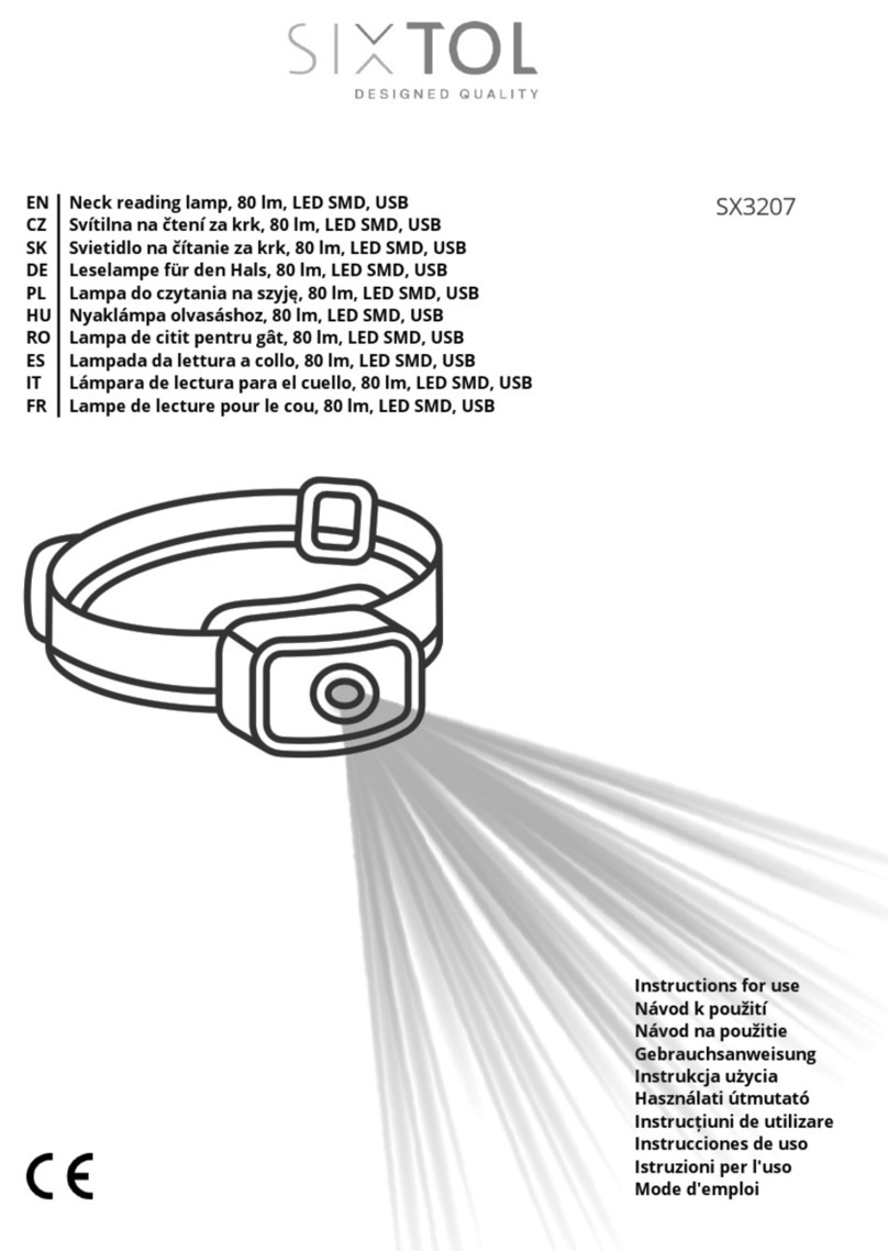 SIXTOL SX3207 Instructions for use