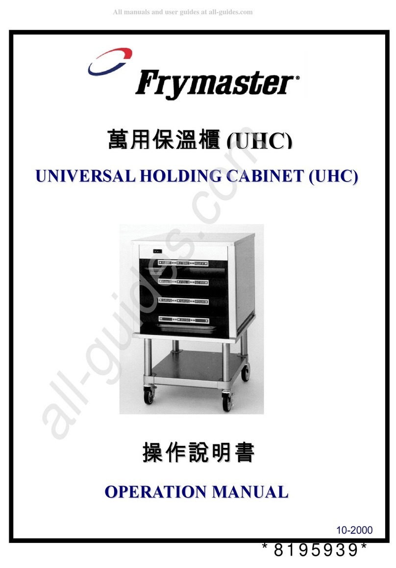 Frymaster UHC User manual