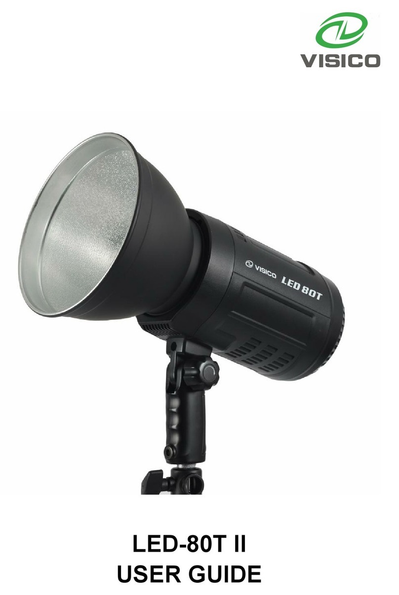 VISICO LED-80T II user guide