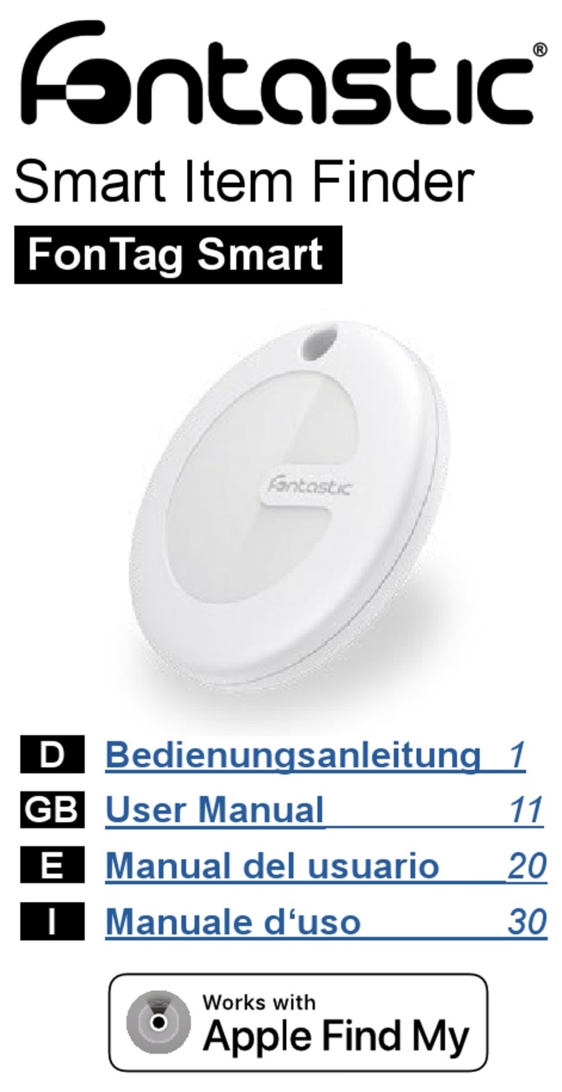 fontastic FonTag Smart user manual