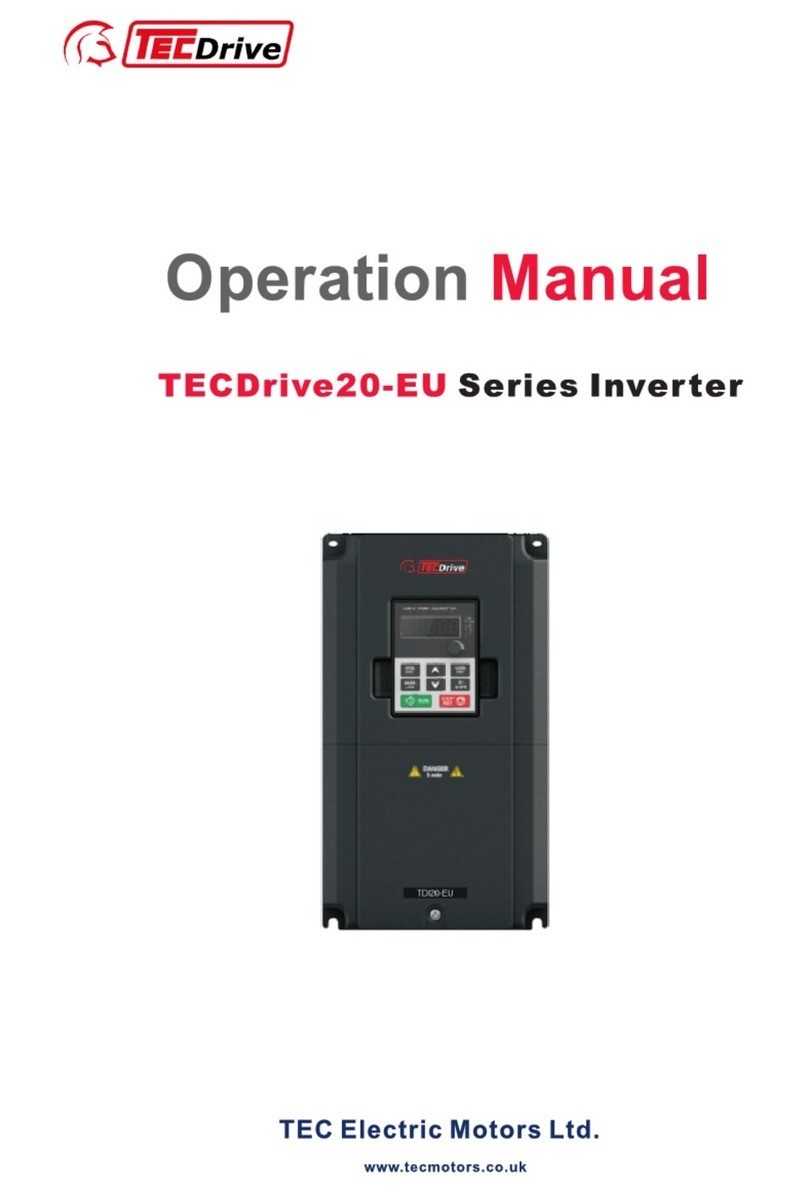 TEC TECDrive20-EU Series Operation manual