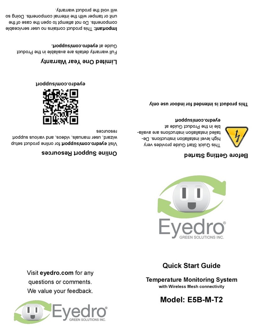 Eyedro E5B-M-T2 User manual