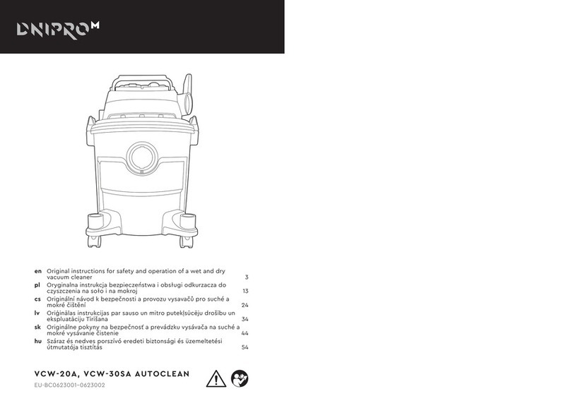 DNIPRO M VCW-20A AUTOCLEAN Original instructions