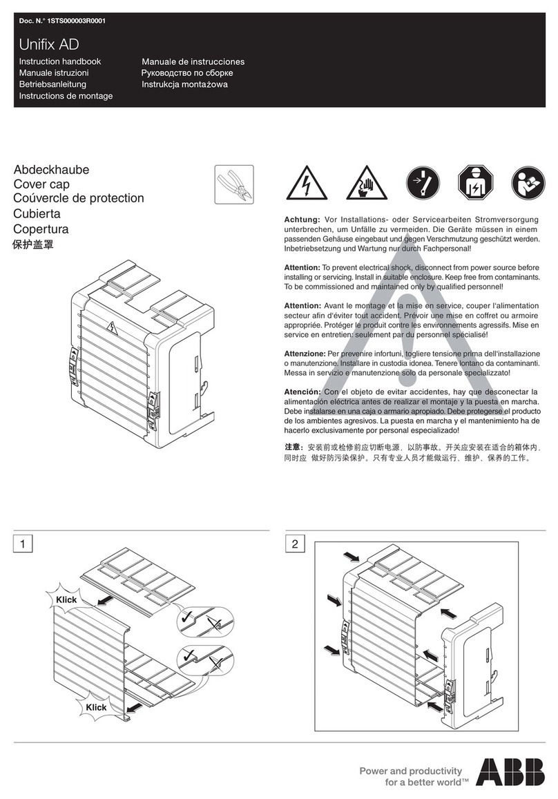 ABB Unifix AD Instruction handbook ABB Unifix AD Instruction handbook