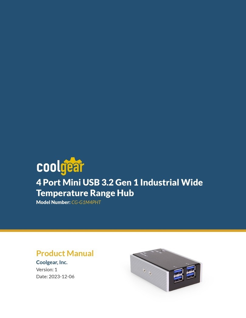CoolGear CG-G1M4PHT product manual