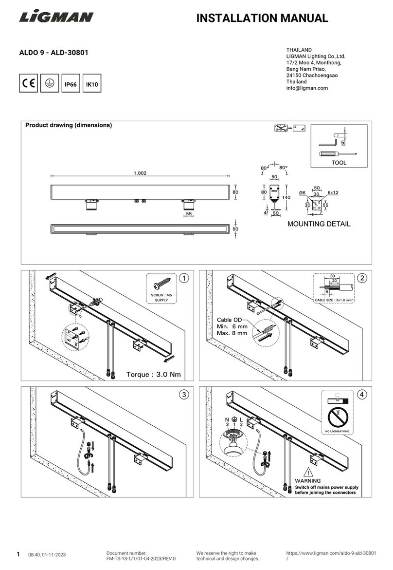 LIGMAN ALDO 9 User manual