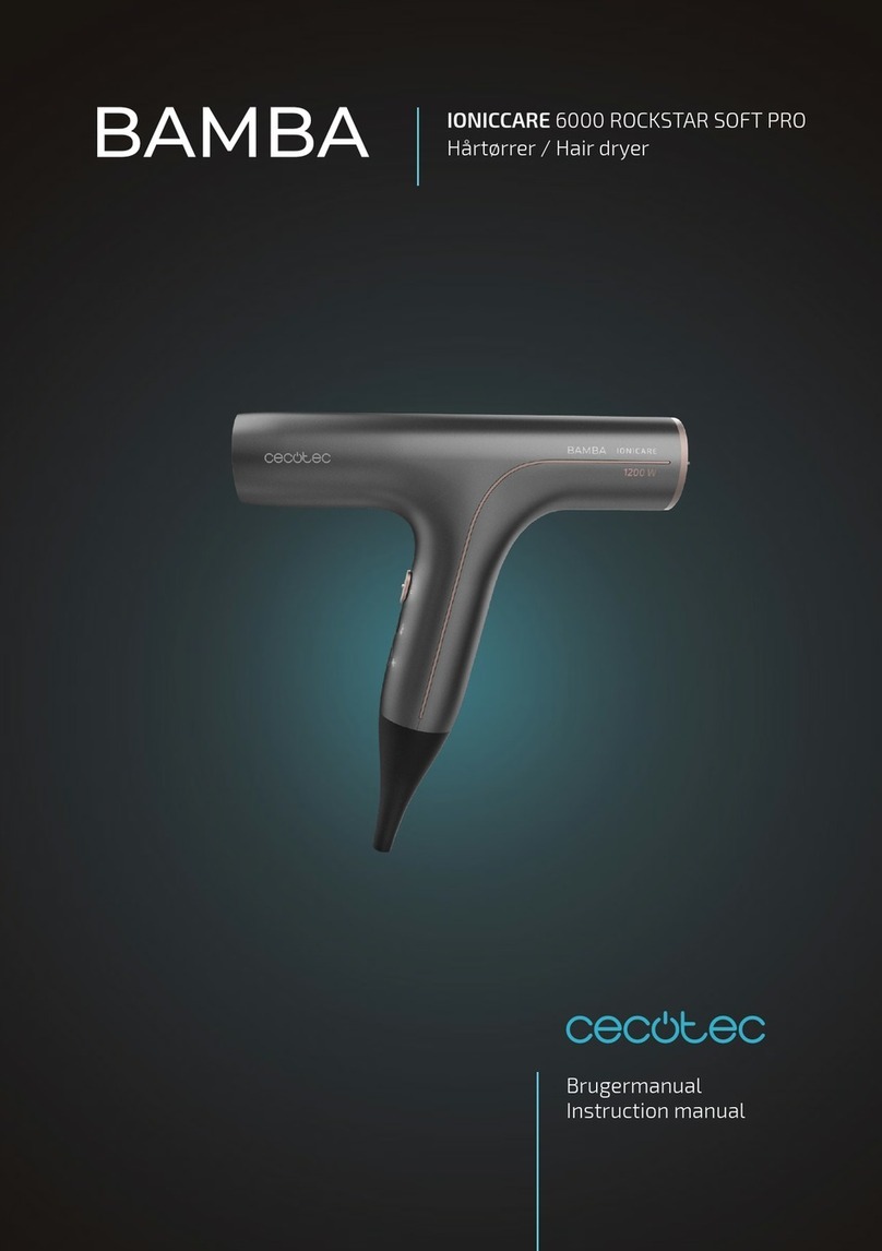 cecotec BAMBA IONICCARE 6000 ROCKSTAR SOFT PRO User manual cecotec BAMBA IONICCARE 6000 ROCKSTAR SOFT PRO User manual