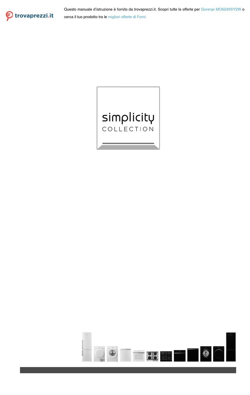 Gorenje simplicity MO6240SY2W User manual