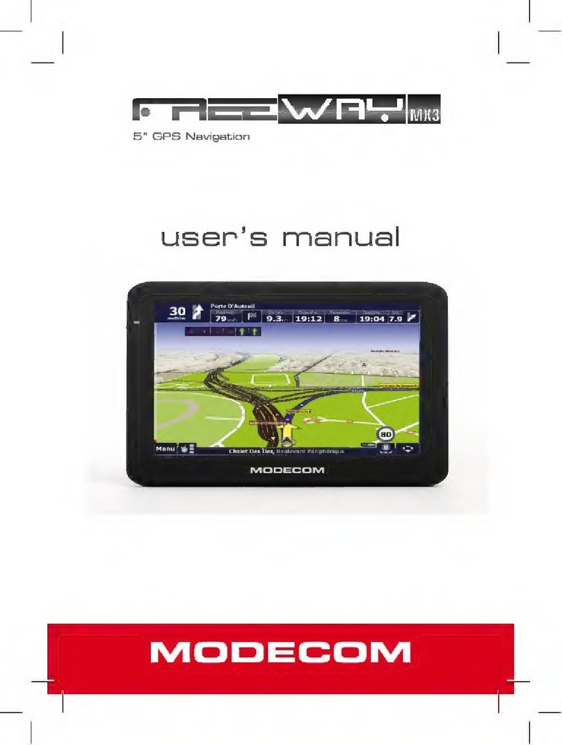 Modecom FreeWay MX3 User manual