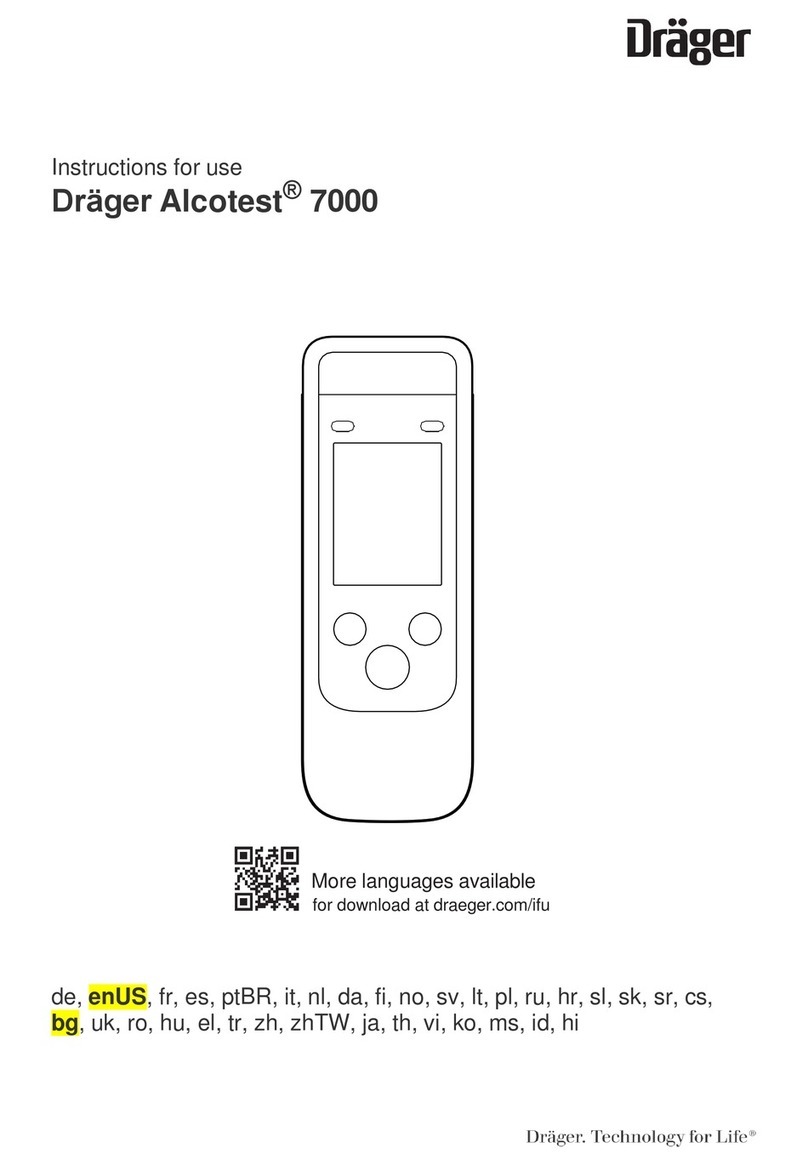 Dräger Alcotest 7000 User manual