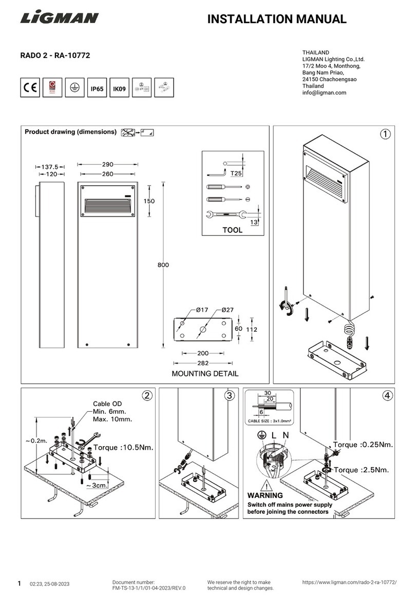 LIGMAN RA-10772 User manual