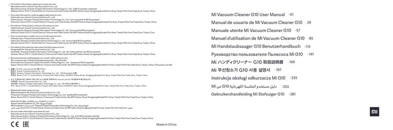 Xiaomi Mi G10 user manual