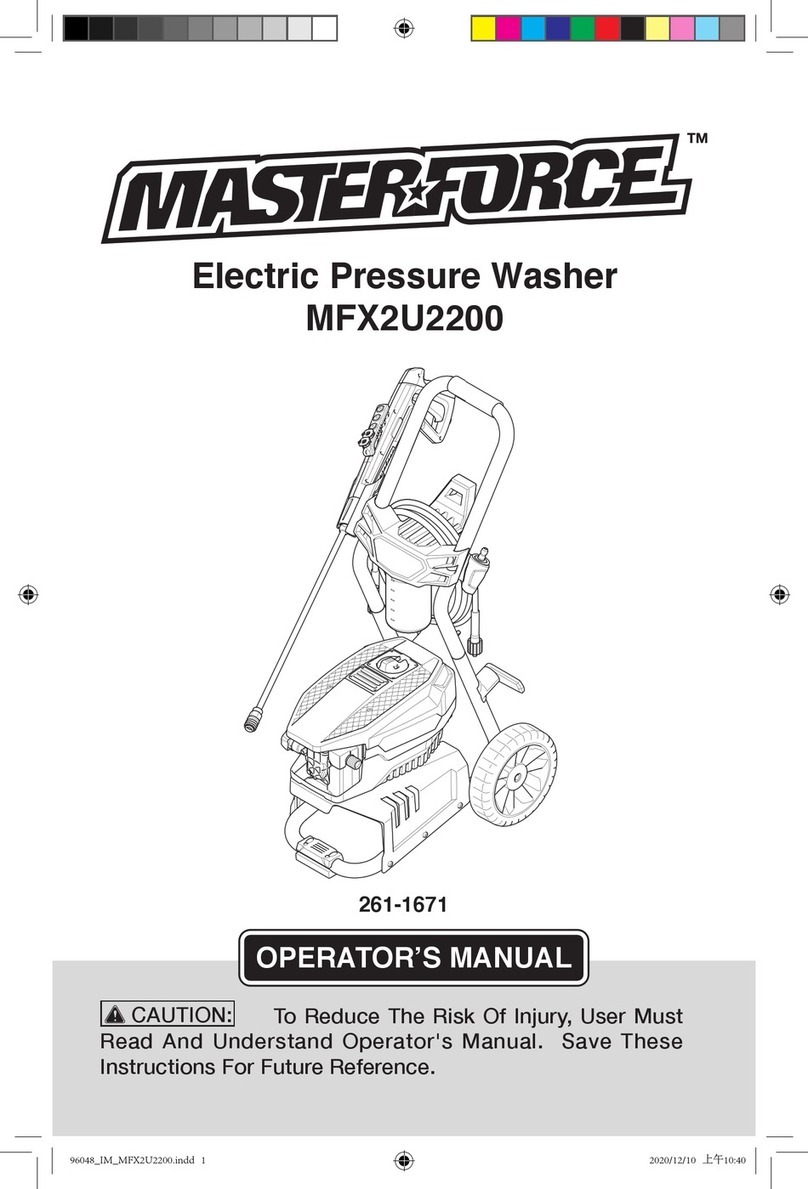 MasterForce MFX2U2200 Operator's manual