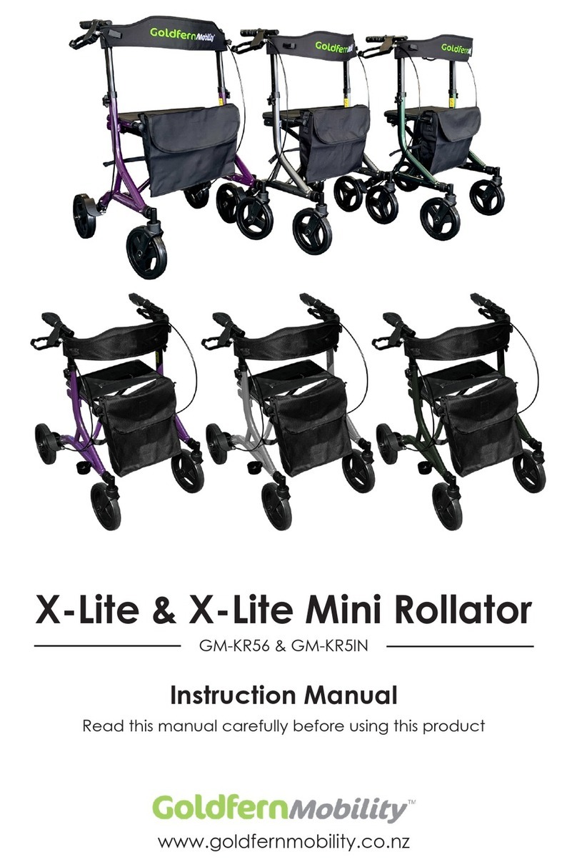 Goldfern Mobility X-Lite instruction manual
