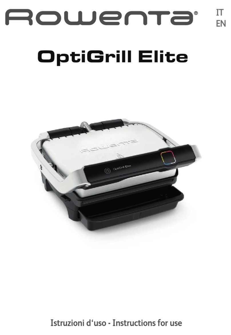 Rowenta OptiGrill Elite Instructions for use Rowenta OptiGrill Elite Instructions for use