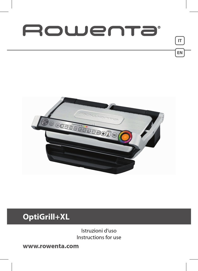 Rowenta OPTIGRILL+XL Instructions for use