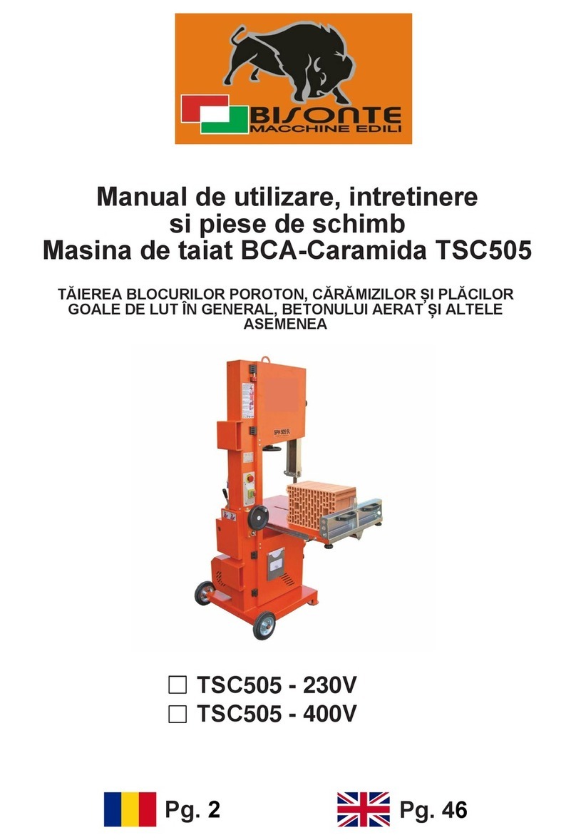 Bisonte TSC505 manual