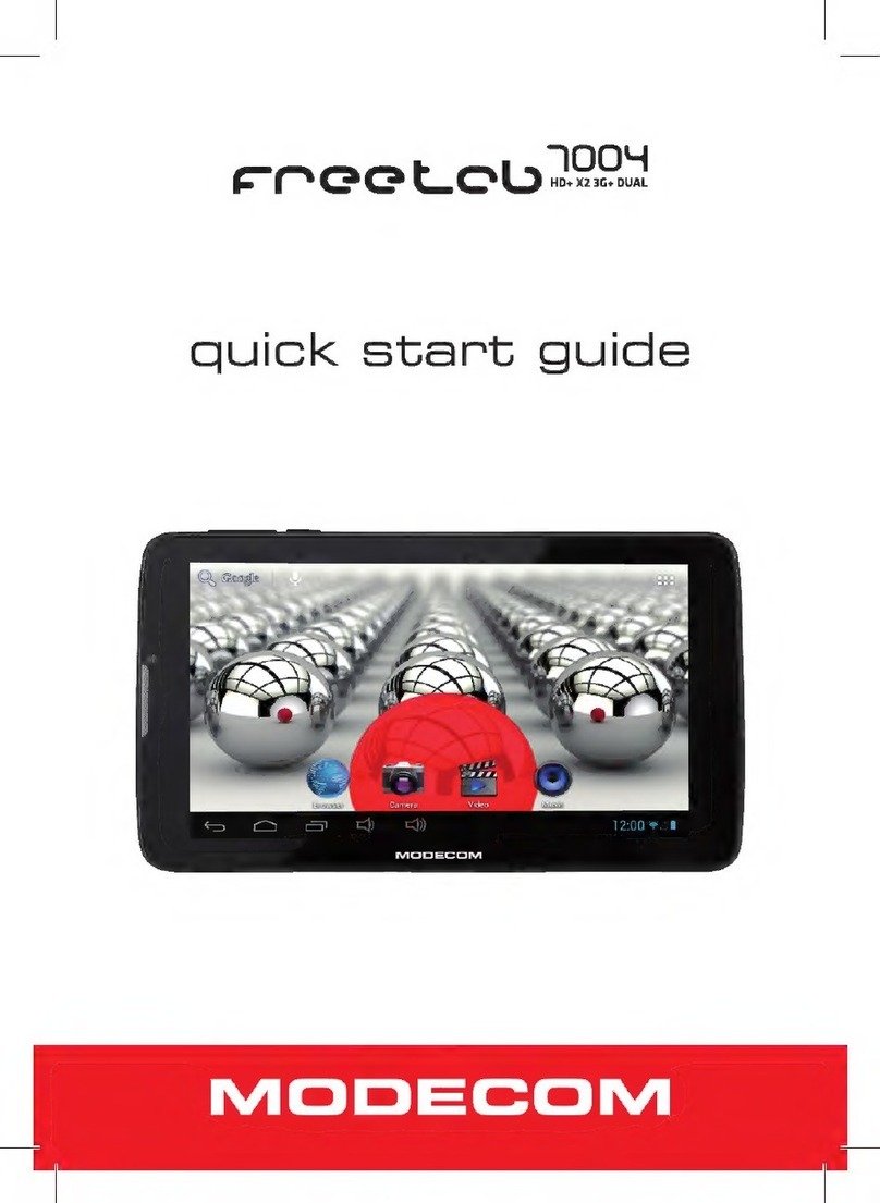 Modecom Freetab 7004 HD PLUS X2 3G PLUS Dual User manual