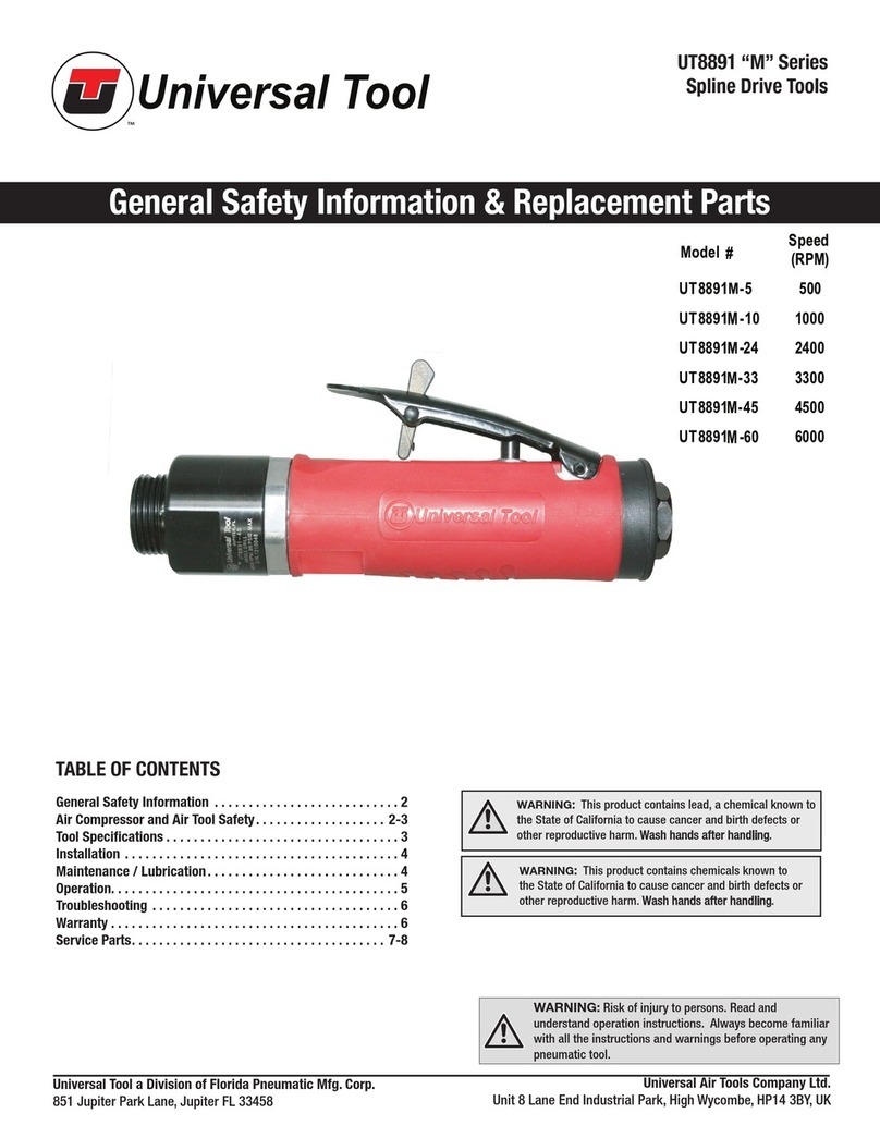 Universal Tool UT8891M Series Manual