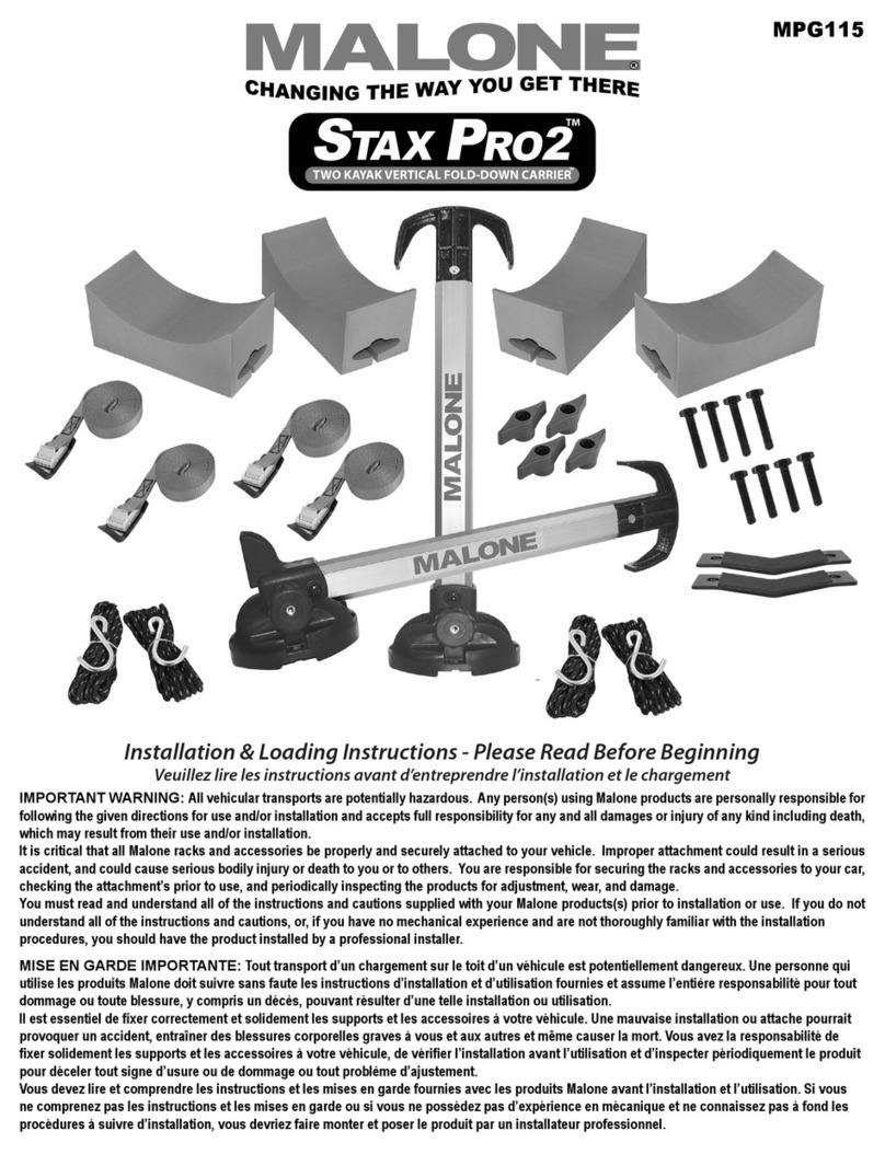 Malone Stax Pro2 User manual