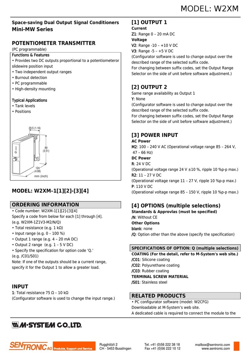 M-system W2CFG quick start guide