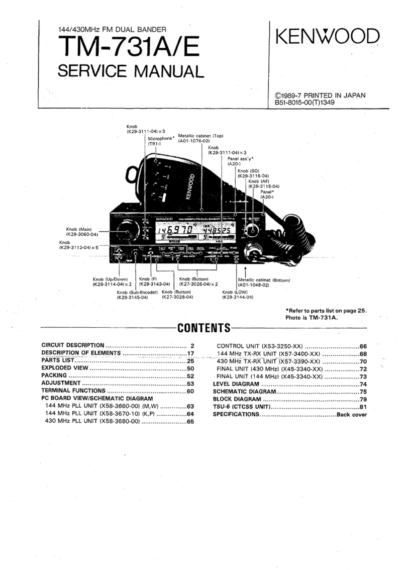 Kenwood TM-731A Service manual