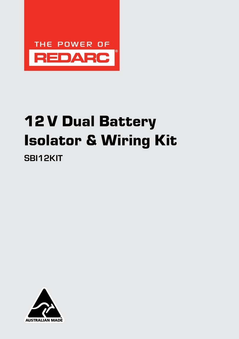 Redarc SBI12KIT quick start guide