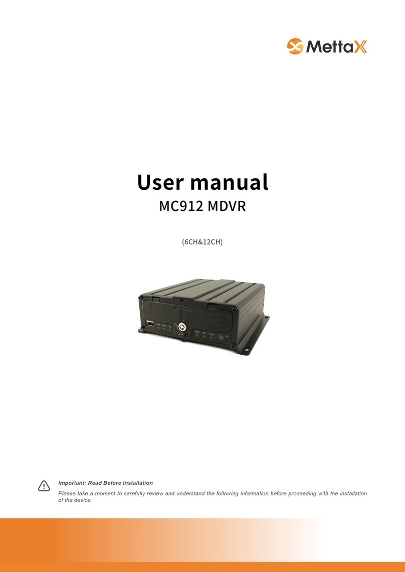 MettaX MC912 User manual