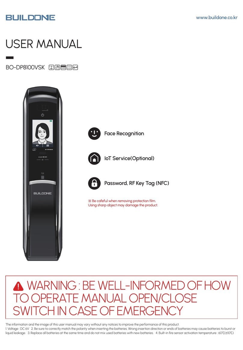 BUILDONE BO-DP8100VSK User manual