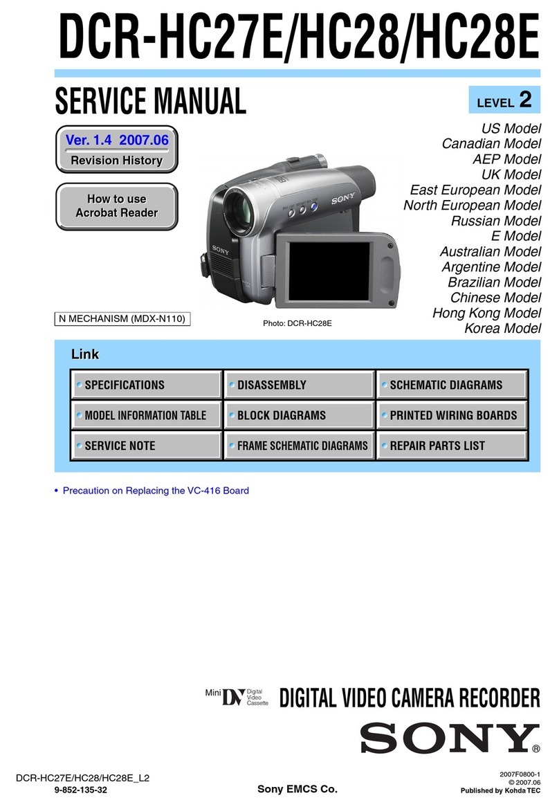 Sony Handycam DCR-HC27E User manual