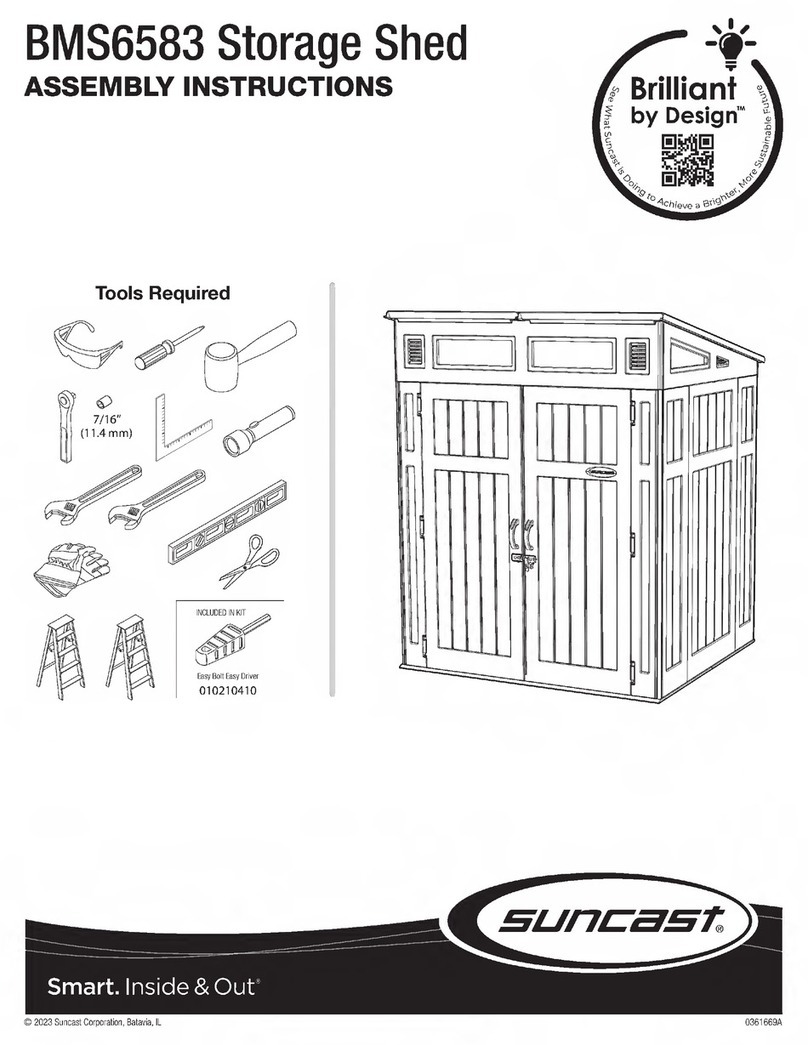Suncast BMS6583 Assembly instructions