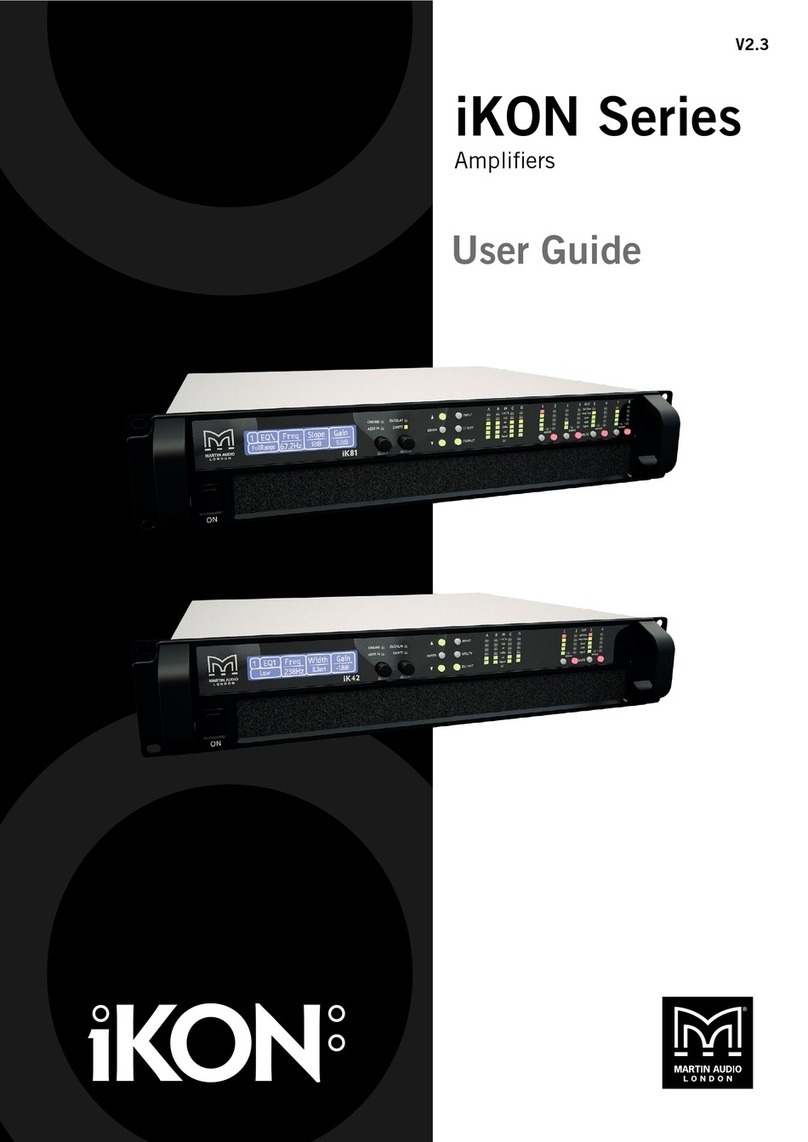 Martin Audio Ikon IK81 User manual