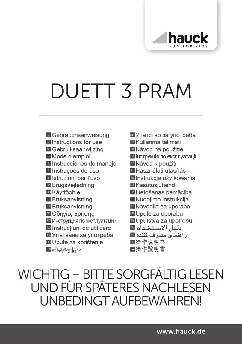 Hauck DUETT 3 PRAM User manual