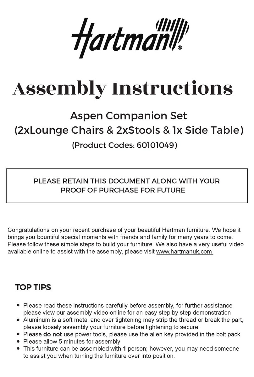Hartman 60101049 Assembly instructions